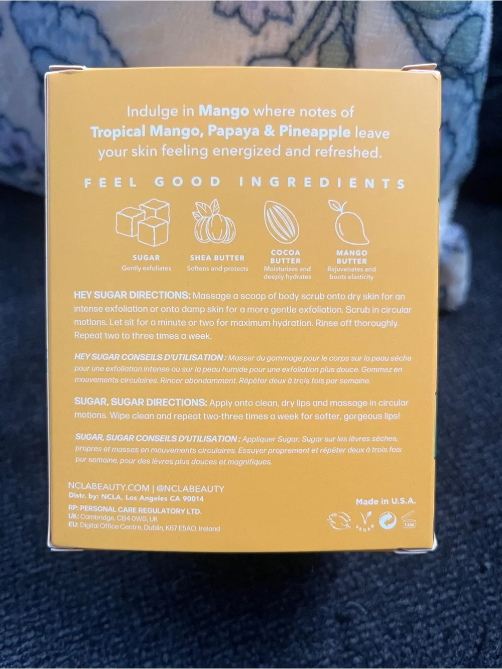 All Natural Mango Body Scrub - Hey Sugar
